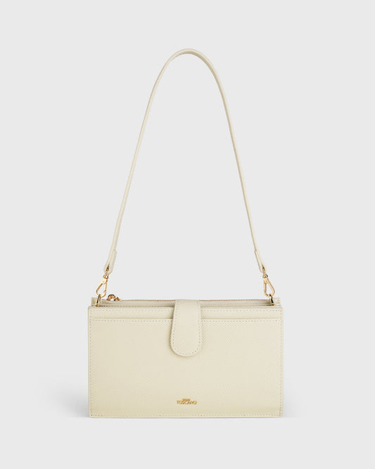 Vela Travel Wallet (Cream)