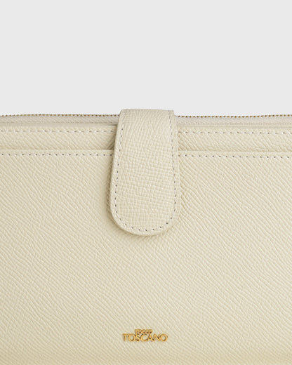 Vela Travel Wallet (Cream)